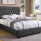 Chloe Tufted Upholstered Full Bed Charcoal - 300529F A-Z Store Nadia