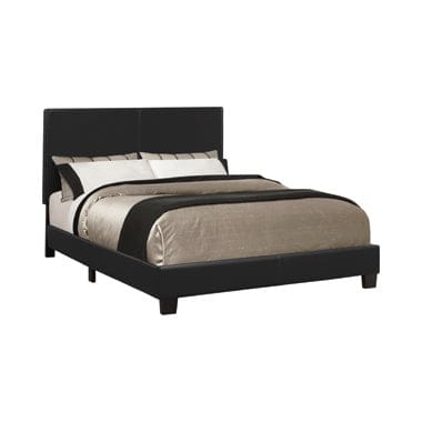 Muave Twin Upholstered Bed Black - 300558T A-Z Store Nadia