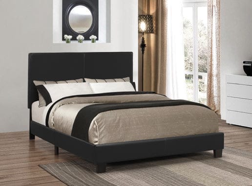 Muave Full Upholstered Bed Black - 300558F