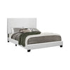 Muave Queen Upholstered Bed White - 300559Q