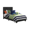 Dorian Upholstered Twin Bed Black - 300761T