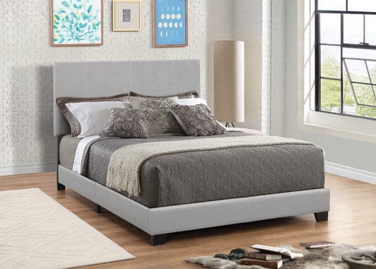 Dorian Upholstered Full Bed Grey - 300763F A-Z Store Nadia