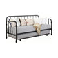 Twin Metal Daybed With Trundle Black - 300765 A-Z Store Nadia