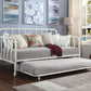Twin Metal Daybed With Trundle White - 300766 A-Z Store Nadia