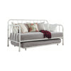 Twin Metal Daybed With Trundle White - 300766