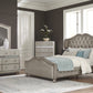 Belmont Tufted Upholstered Eastern King Bed Metallic - 300824KE A-Z Store Nadia