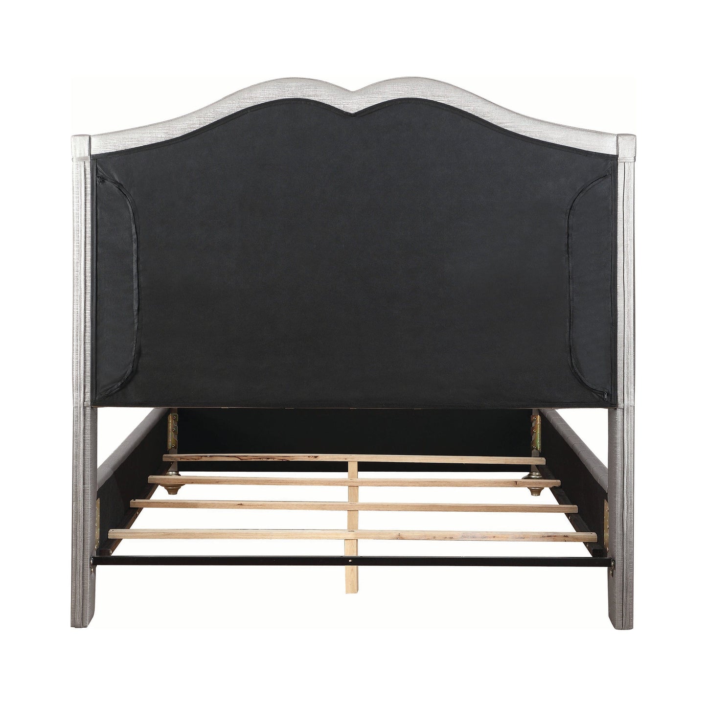 Belmont Tufted Upholstered Queen Bed Metallic - 300824Q A-Z Store Nadia