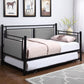 Joelle Upholstered Daybed Grey And Black With Trundle - 300940 A-Z Store Nadia