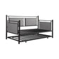 Joelle Upholstered Daybed Grey And Black With Trundle - 300940 A-Z Store Nadia