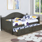 Julie Twin Daybed With Trundle Warm Grey - 301053 A-Z Store Nadia