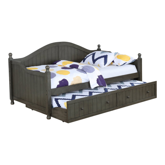 Julie Twin Daybed With Trundle Warm Grey - 301053 A-Z Store Nadia