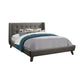 Carrington Button Tufted Queen Bed Grey - 301061Q A-Z Store Nadia