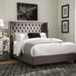 Bancroft Demi-Wing Upholstered Queen Bed Grey - 301405Q A-Z Store Nadia