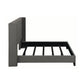 Bancroft Demi-Wing Upholstered Queen Bed Grey - 301405Q A-Z Store Nadia
