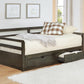 Sorrento 2-Drawer Twin Daybed With Extension Trundle Grey - 305706 A-Z Store Nadia