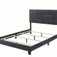 Mapes Upholstered Tufted Full Bed Charcoal - 305746F A-Z Store Nadia
