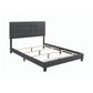Mapes Tufted Upholstered Eastern King Bed Charcoal - 305746KE A-Z Store Nadia