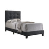 Mapes Tufted Upholstered Twin Bed Charcoal - 305746T