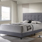 Mapes Tufted Upholstered Full Bed Grey - 305747F A-Z Store Nadia