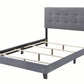 Mapes Tufted Upholstered Full Bed Grey - 305747F A-Z Store Nadia