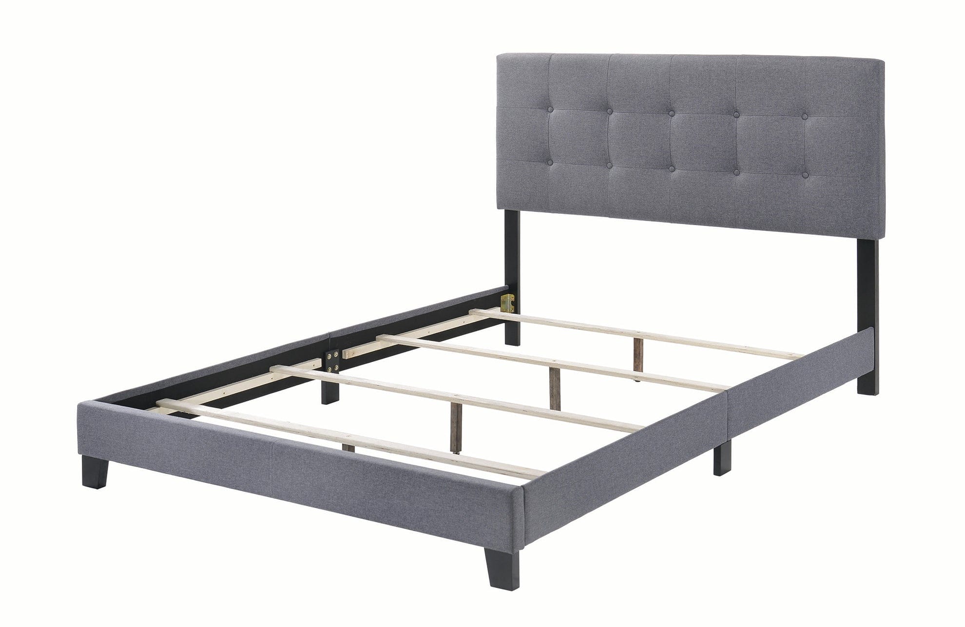 Mapes Tufted Upholstered Full Bed Grey - 305747F