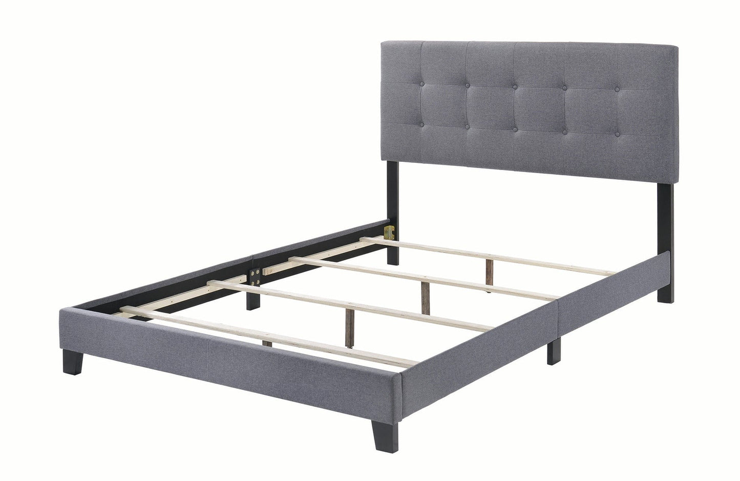 Mapes Tufted Upholstered Queen Bed Grey - 305747Q A-Z Store Nadia