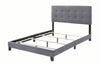 Mapes Tufted Upholstered Eastern King Bed Grey - 305747KE