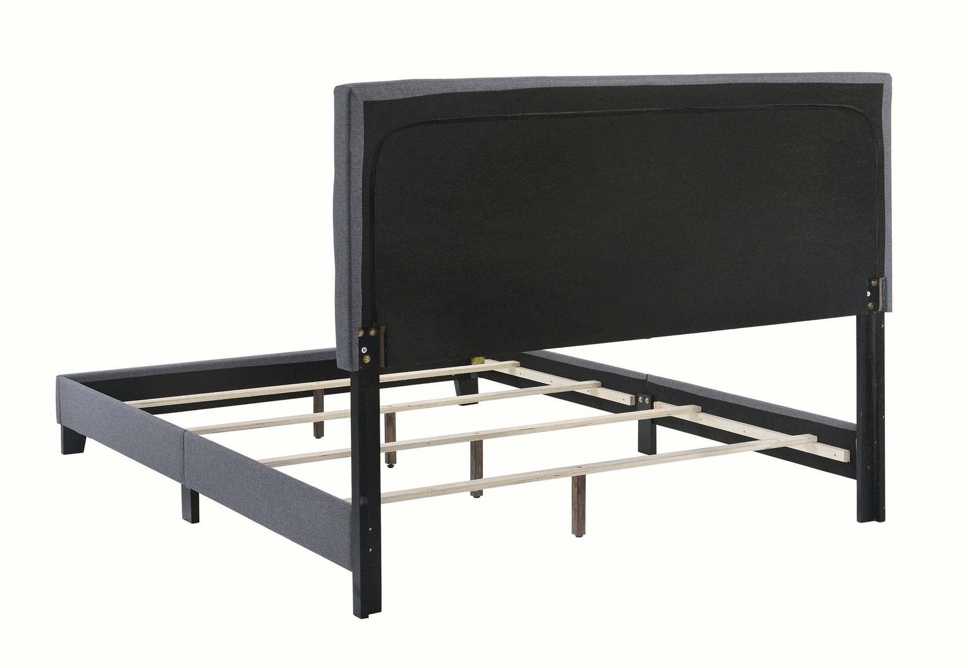 Mapes Tufted Upholstered Eastern King Bed Grey - 305747KE A-Z Store Nadia