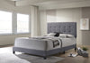 Mapes Tufted Upholstered Eastern King Bed Grey - 305747KE