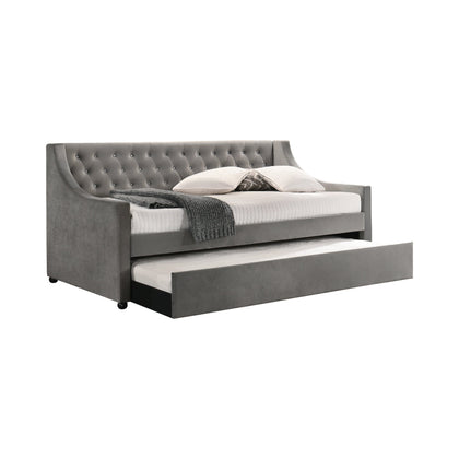 Chatsboro Twin Upholstered Daybed With Trundle Grey - 305883