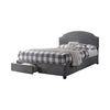 Niland Queen 2-Drawer Upholstered Storage Bed Charcoal - 305895Q