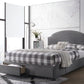 Niland Full 2-Drawer Upholstered Storage Bed Charcoal - 305895F A-Z Store Nadia