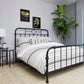 Packlan Queen Metal Panel Bed Matte Black - 305946Q A-Z Store Nadia