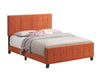 Fairfield Eastern King Upholstered Panel Bed Orange - 305951KE