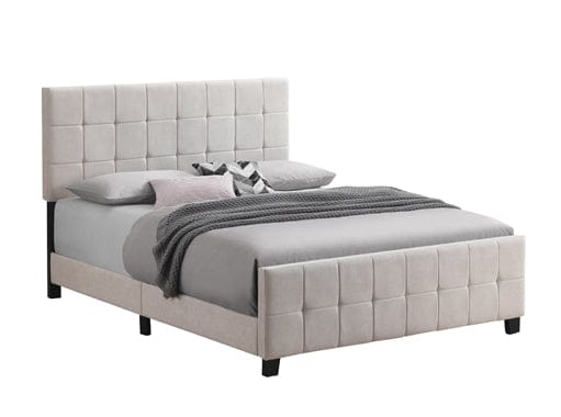 Fairfield Queen Upholstered Panel Bed Beige - 305952Q A-Z Store Nadia