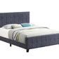 Fairfield Queen Upholstered Panel Bed Dark Grey - 305953Q A-Z Store Nadia
