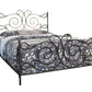 Parleys Eastern King Metal Bed With Scroll Headboard Dark Bronze - 305967KE A-Z Store Nadia