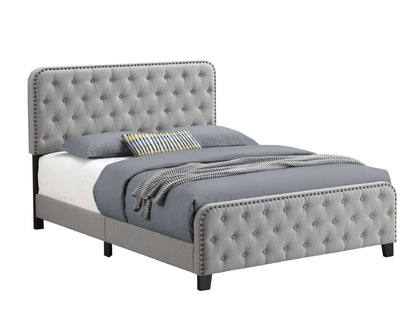 Littleton Eastern King Tufted Upholstered Bed Mineral - 305991KE