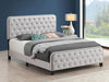 Littleton Eastern King Tufted Upholstered Bed Beige - 305992KE