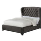 Graydon Eastern King Platform Bed With Demi Wing Chocolate - 306007KE A-Z Store Nadia