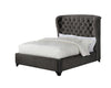 Graydon Eastern King Platform Bed With Demi Wing Chocolate - 306007KE