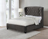 Graydon Queen Platform Bed With Demi Wing Chocolate - 306007Q