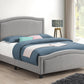 Hamden Full Upholstered Panel Bed Mineral - 306011F A-Z Store Nadia