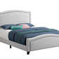 Hamden Full Upholstered Panel Bed Beige - 306012F A-Z Store Nadia