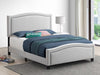 Hamden Eastern King Upholstered Panel Bed Beige - 306012KE