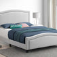 Hamden Full Upholstered Panel Bed Beige - 306012F A-Z Store Nadia