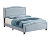Hamden Eastern King Upholstered Panel Bed Delft Blue - 306013KE