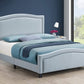 Hamden Full Upholstered Panel Bed Delft Blue - 306013F A-Z Store Nadia