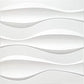 Art3d Textures PVC Wall Panels, Big Wave 3D Panelling, 19.7" x 19.7" (12 Pack) MEGA