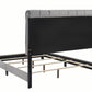 Warner Full Upholstered Bed Grey - 310042F A-Z Store Nadia